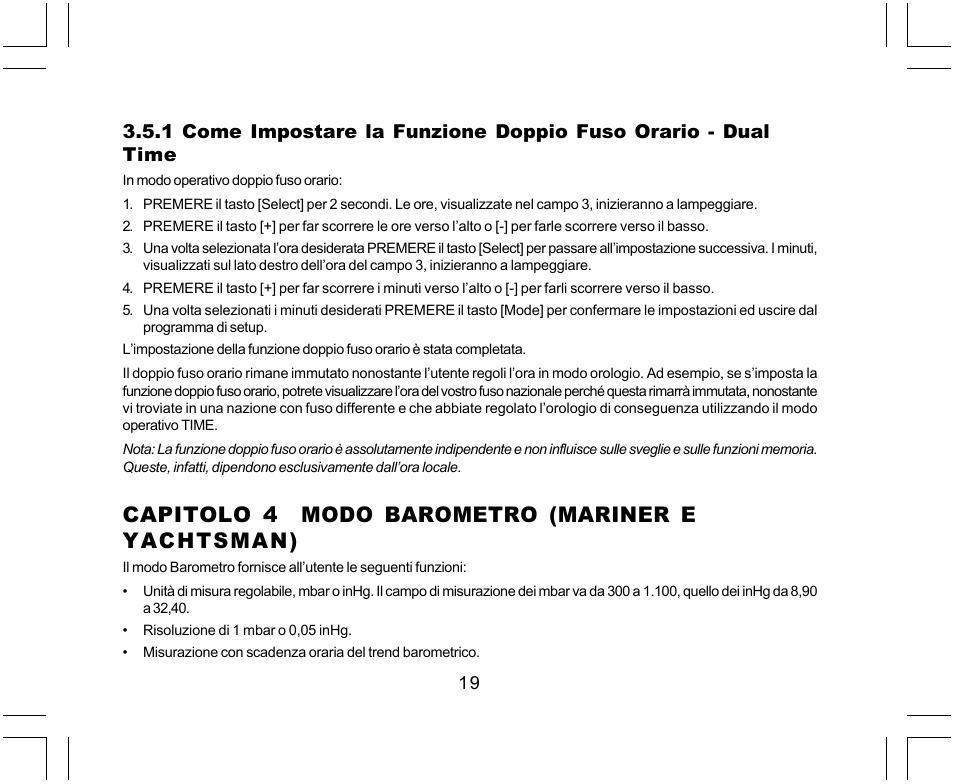 Capitolo 4 modo barometro (mariner e yachtsman) | SUUNTO Yachtsman User Manual | Page 155 / 270