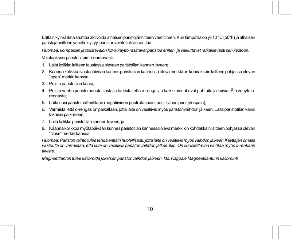 SUUNTO Yachtsman User Manual | Page 214 / 270