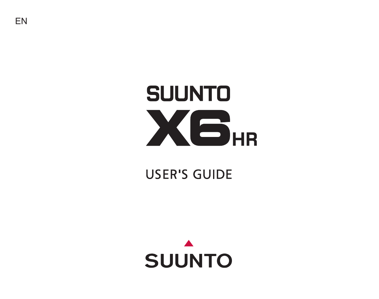 SUUNTO X6HR User Manual | 69 pages