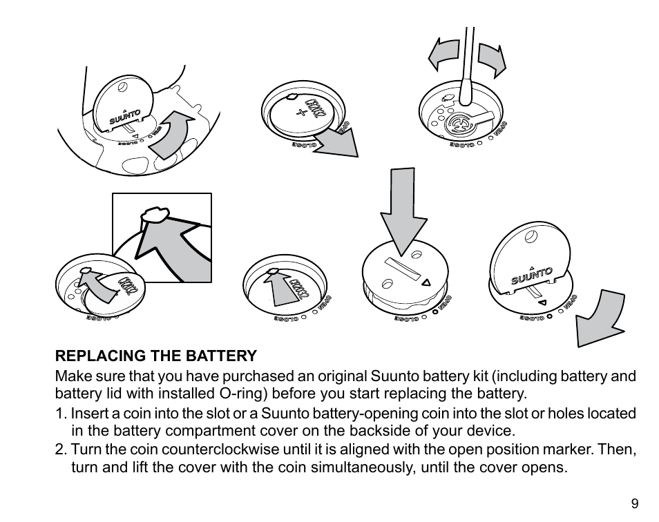 SUUNTO X6HR User Manual | Page 11 / 69