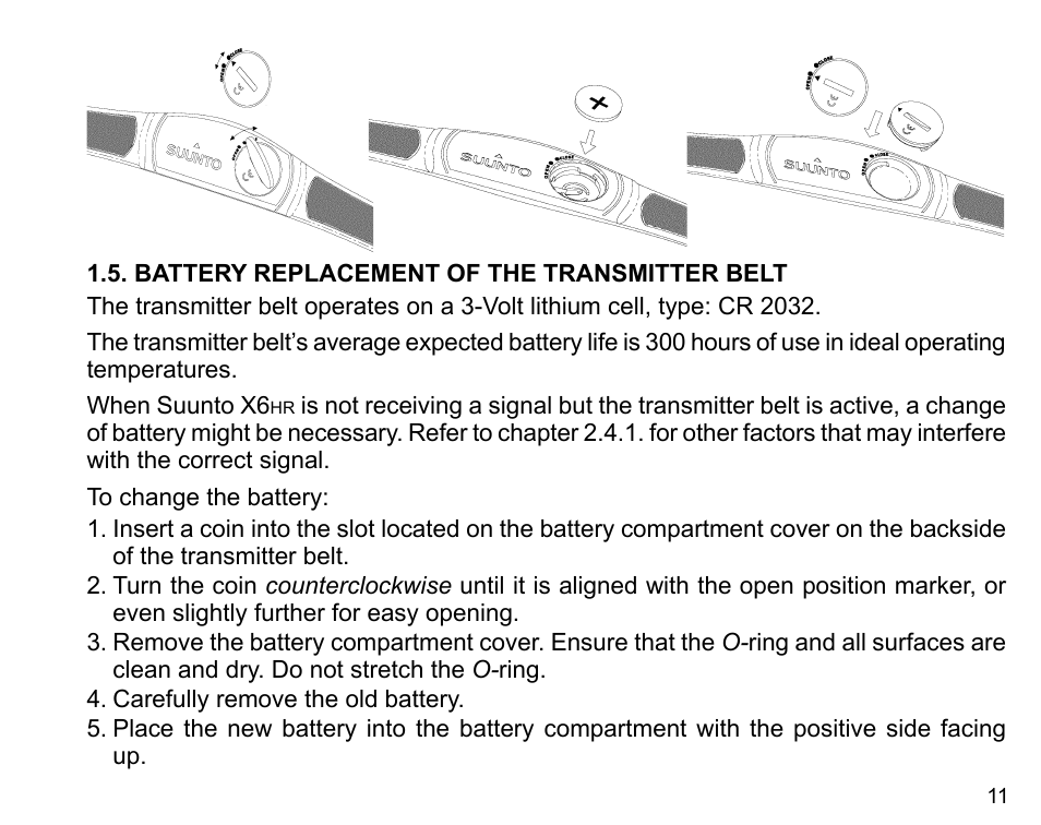 SUUNTO X6HR User Manual | Page 13 / 69