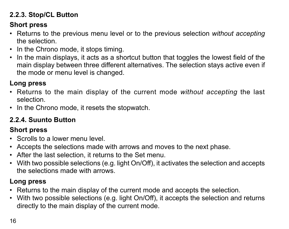 SUUNTO X6HR User Manual | Page 18 / 69