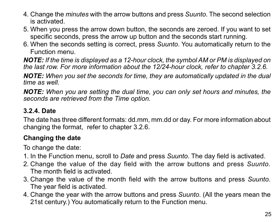 SUUNTO X6HR User Manual | Page 27 / 69