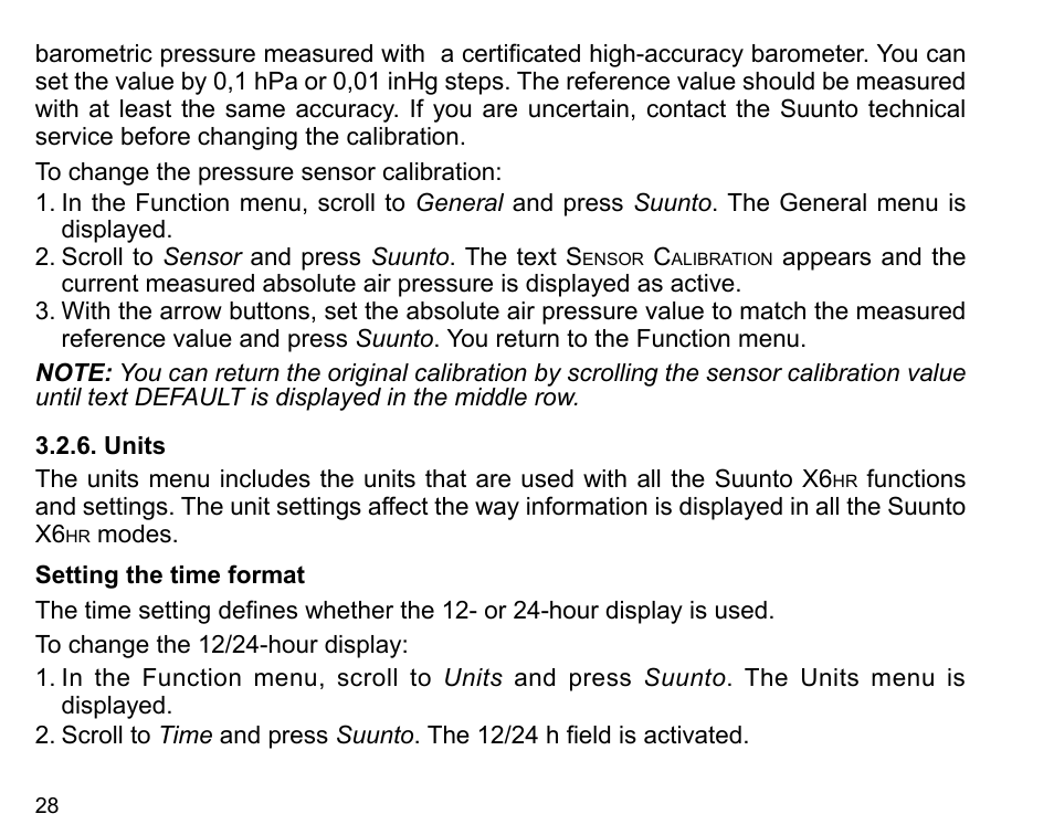 SUUNTO X6HR User Manual | Page 30 / 69
