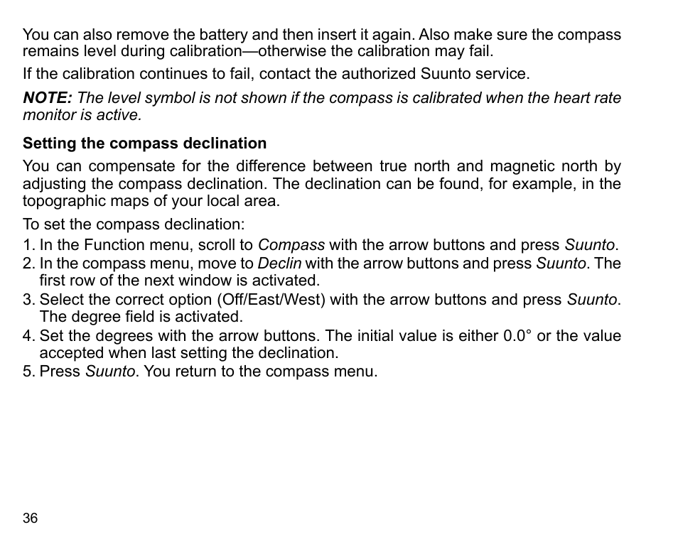 SUUNTO X6HR User Manual | Page 38 / 69