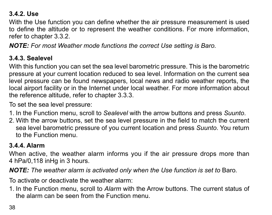 SUUNTO X6HR User Manual | Page 40 / 69