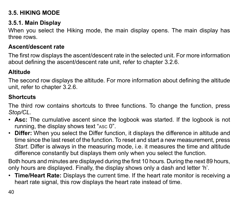 SUUNTO X6HR User Manual | Page 42 / 69