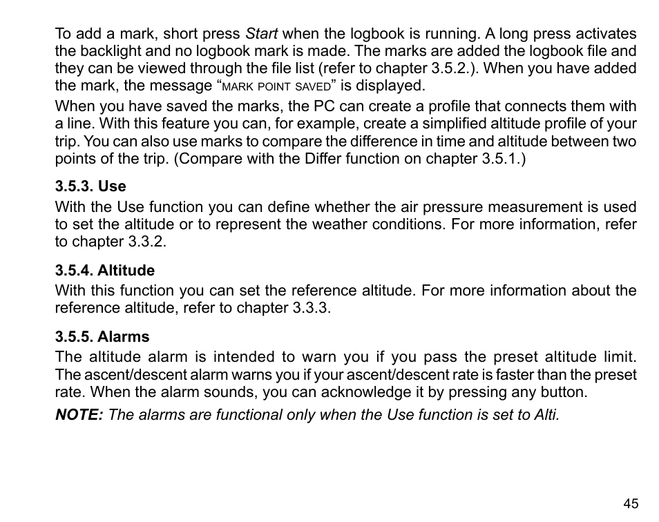 SUUNTO X6HR User Manual | Page 47 / 69