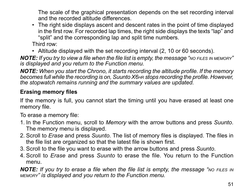 SUUNTO X6HR User Manual | Page 53 / 69