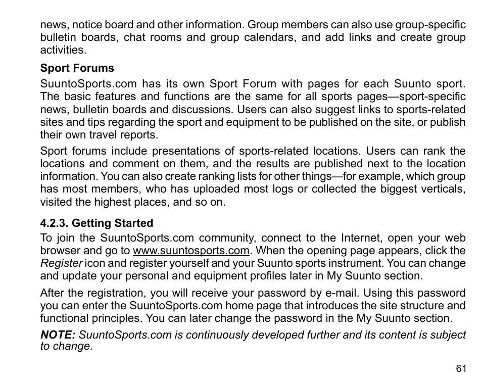 SUUNTO X6HR User Manual | Page 63 / 69