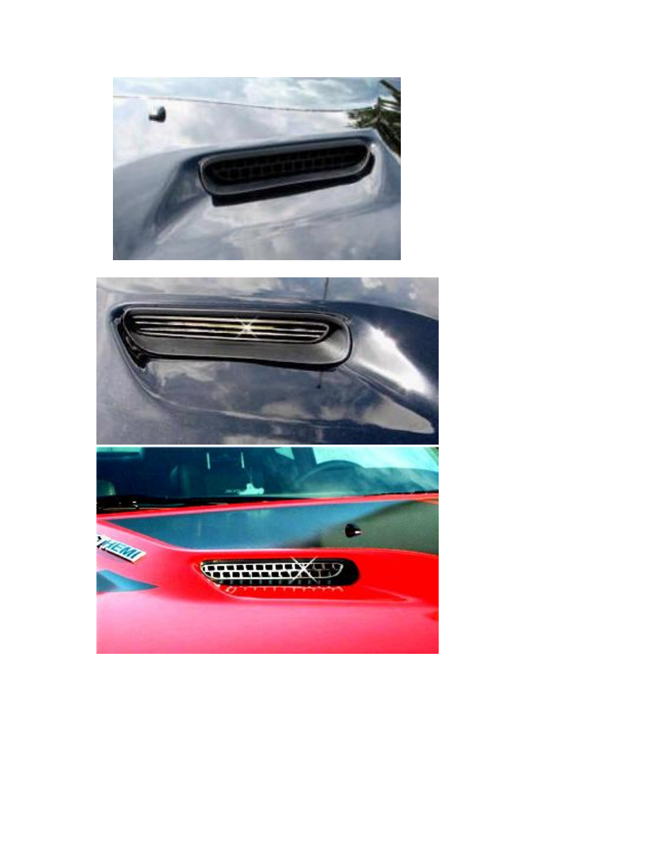 American Car Craft Dodge Challenger Hood Scoop Overlay Style 2Pc Polished 2008-2013 User Manual | Page 2 / 2