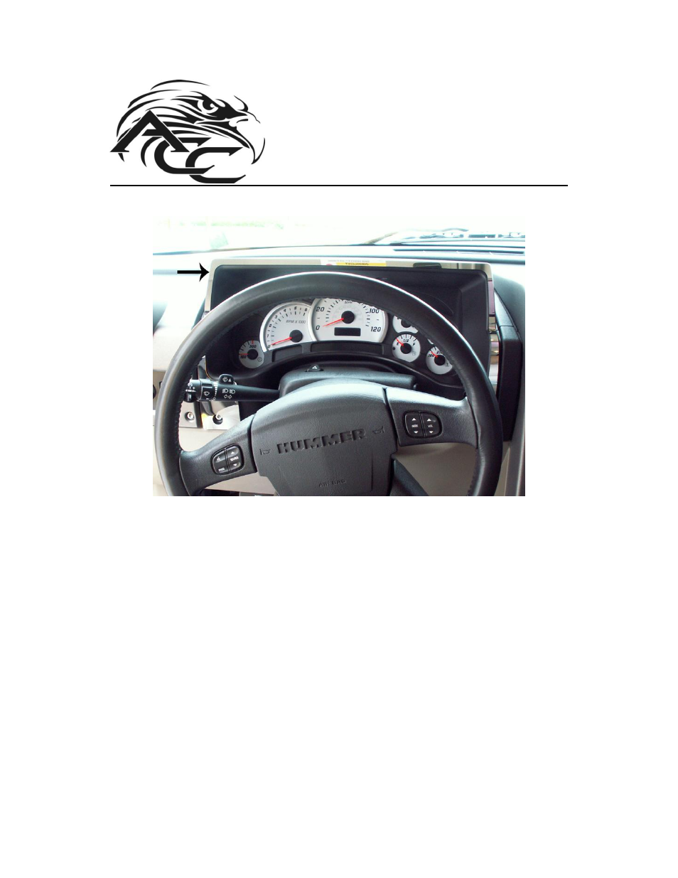 American Car Craft Hummer H2 Gauge Trim Ring Polished 2003-2007 User Manual | 2 pages