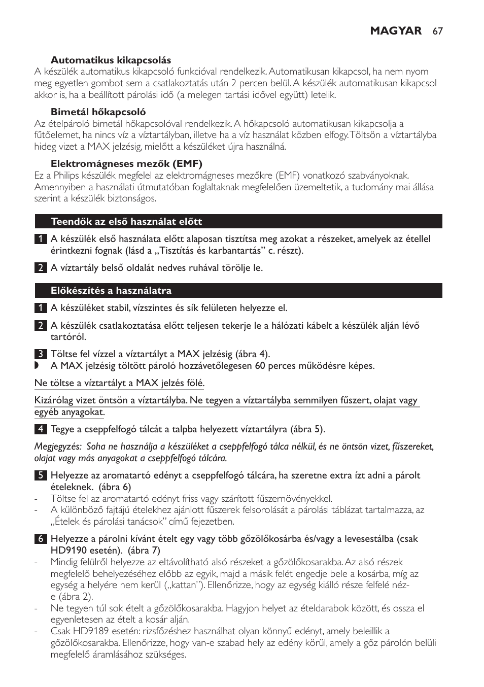 Philips HD9189 User Manual | Page 67 / 204