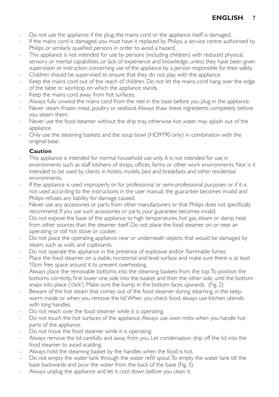 Philips HD9189 User Manual | Page 7 / 204