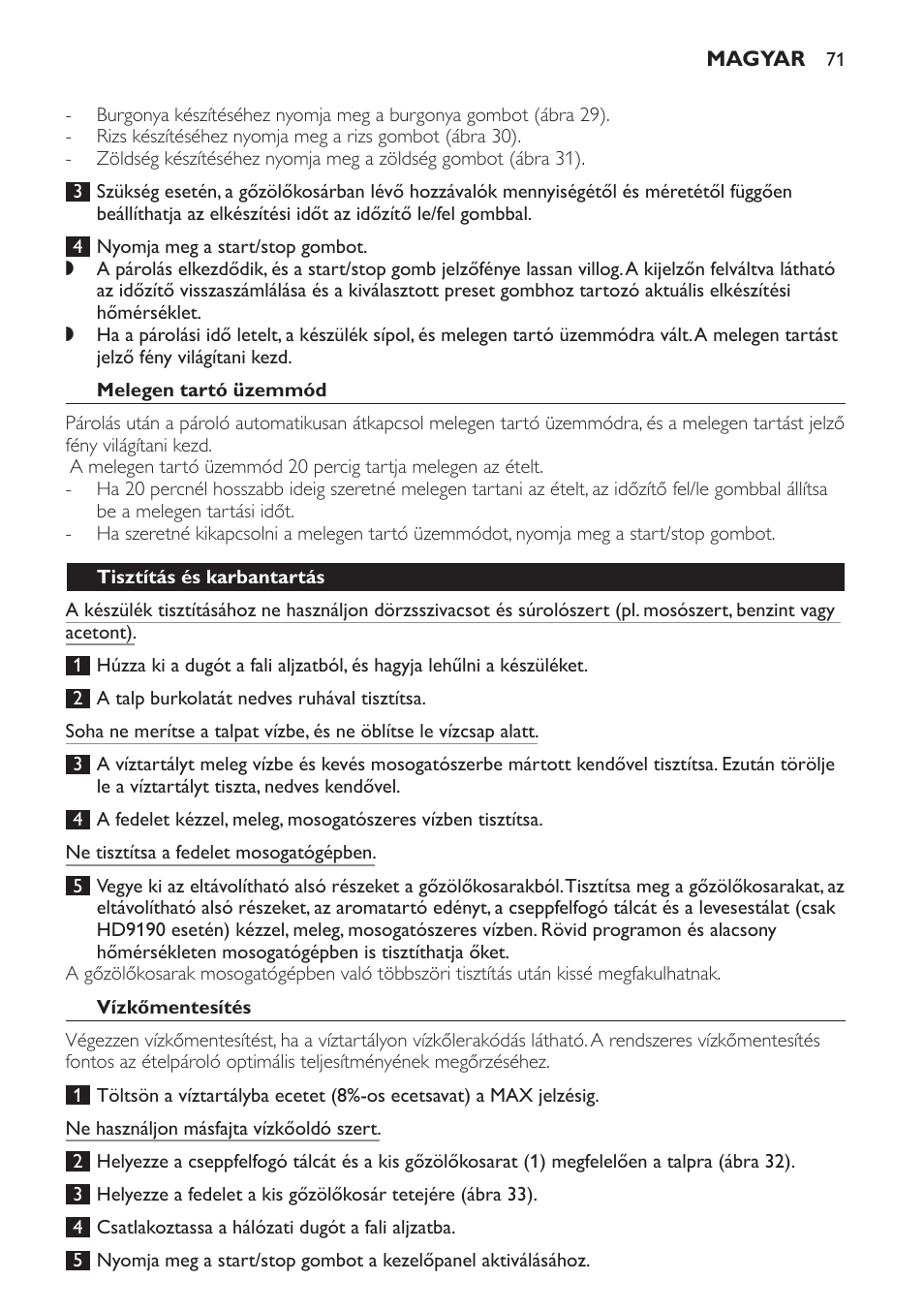 Philips HD9189 User Manual | Page 71 / 204