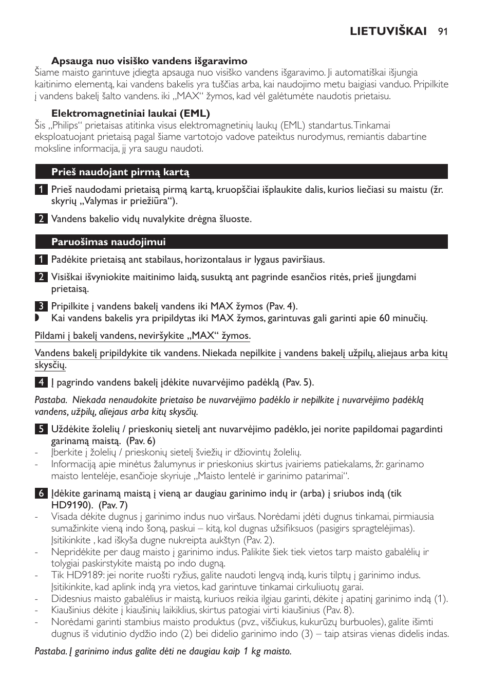 Philips HD9189 User Manual | Page 91 / 204
