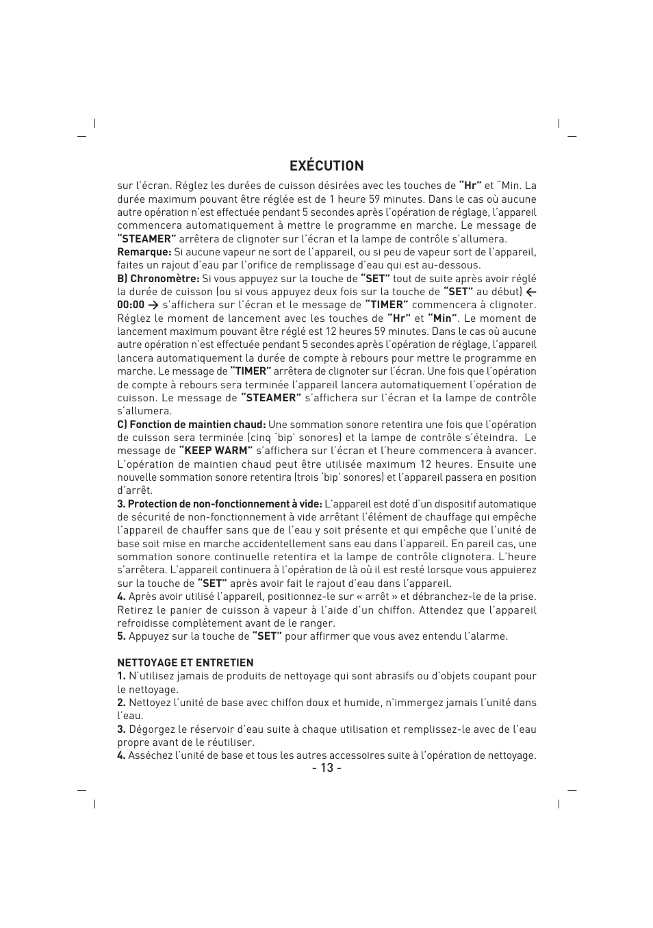 SINBO SFS 5707 User Manual | Page 14 / 43
