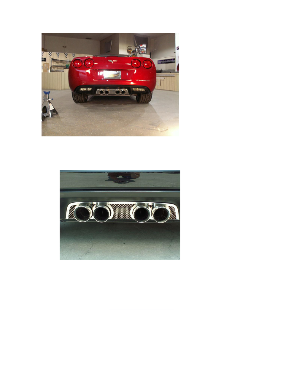 American car craft | American Car Craft Corvette Exhaust Filler Panel Borla Stinger_Touring Quad Round Tips Perforated 2005-2013 C6 User Manual | Page 5 / 5