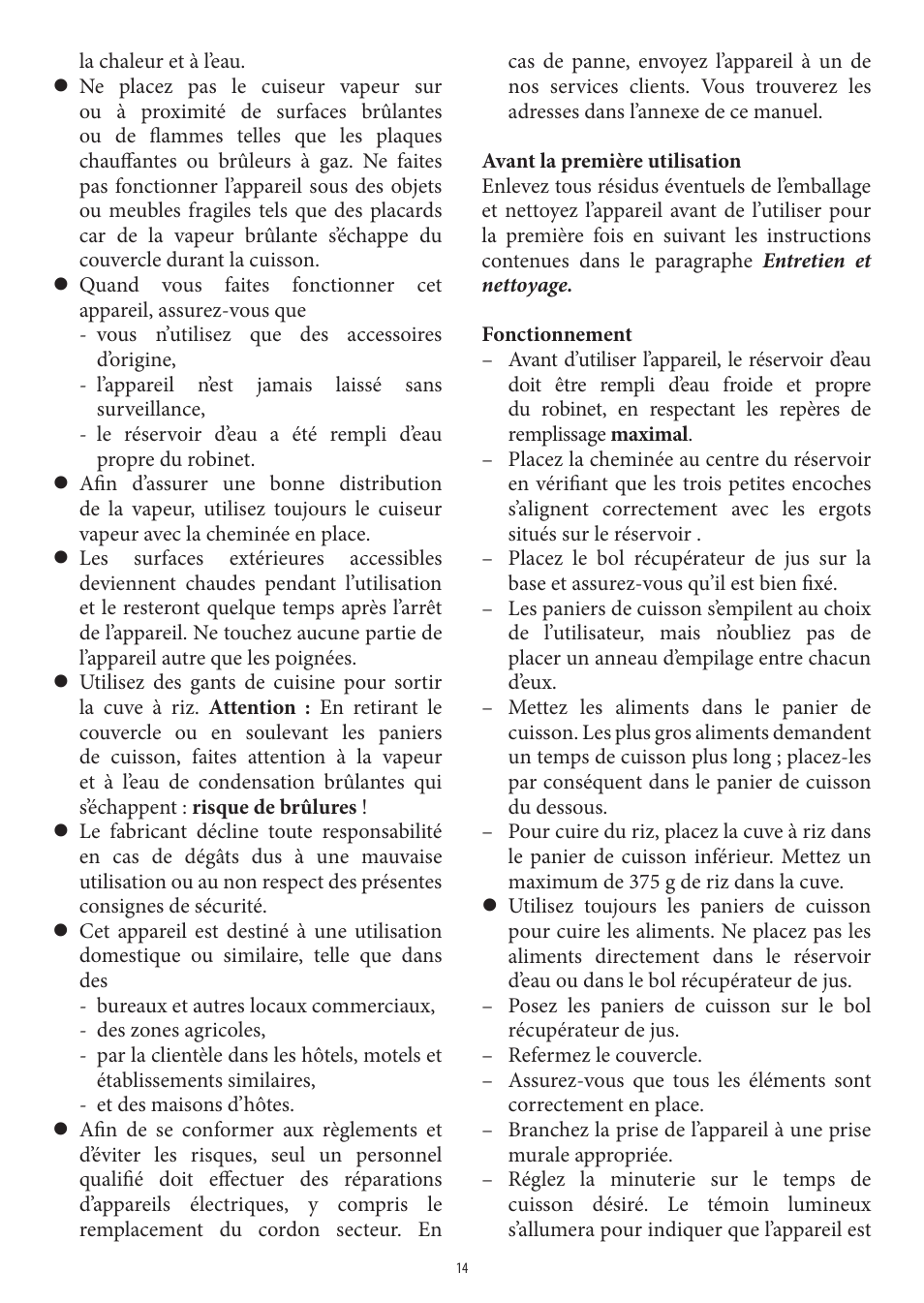 SEVERIN DG 2438 User Manual | Page 14 / 62