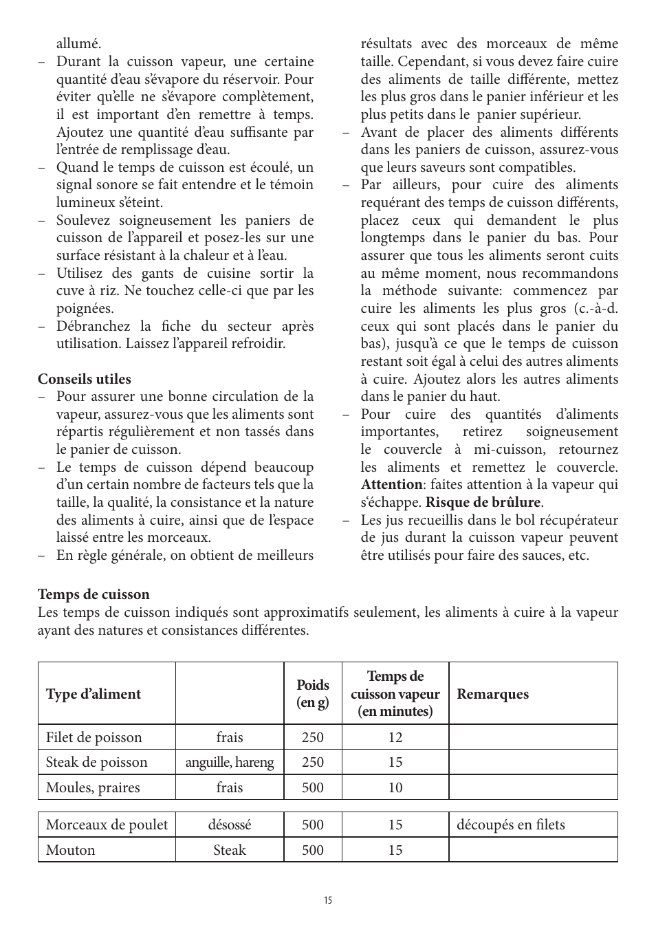 SEVERIN DG 2438 User Manual | Page 15 / 62
