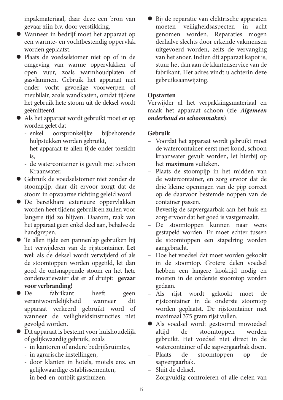 SEVERIN DG 2438 User Manual | Page 19 / 62