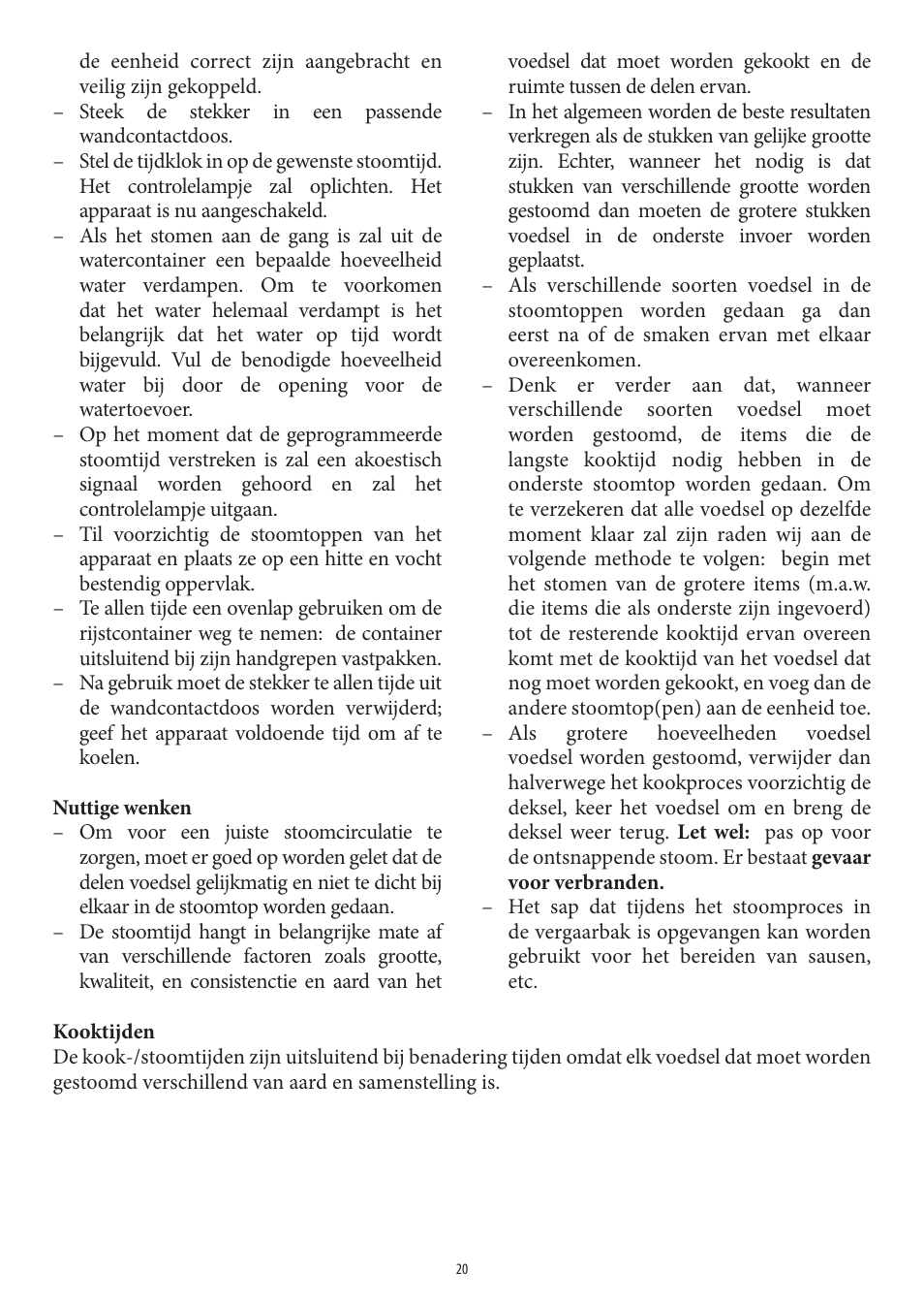 SEVERIN DG 2438 User Manual | Page 20 / 62