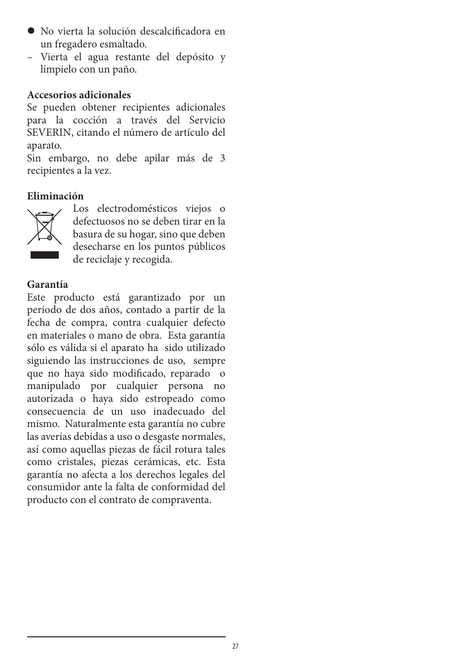 SEVERIN DG 2438 User Manual | Page 27 / 62