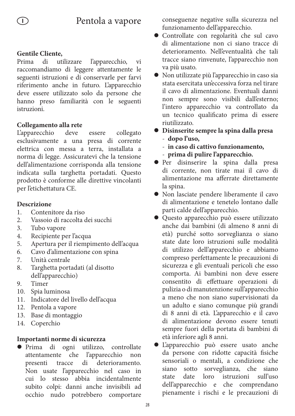 Pentola a vapore | SEVERIN DG 2438 User Manual | Page 28 / 62