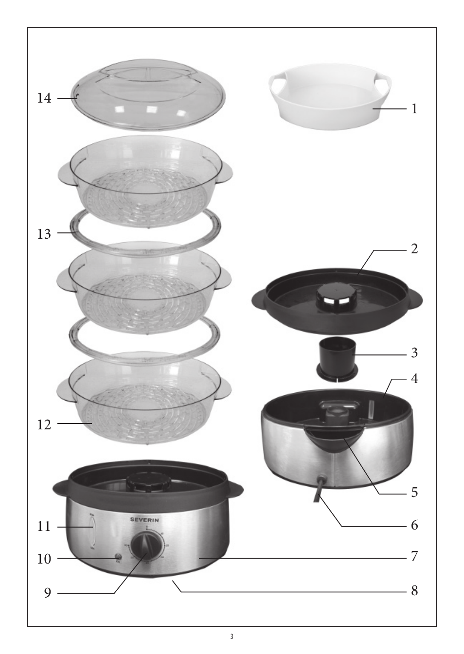 SEVERIN DG 2438 User Manual | Page 3 / 62