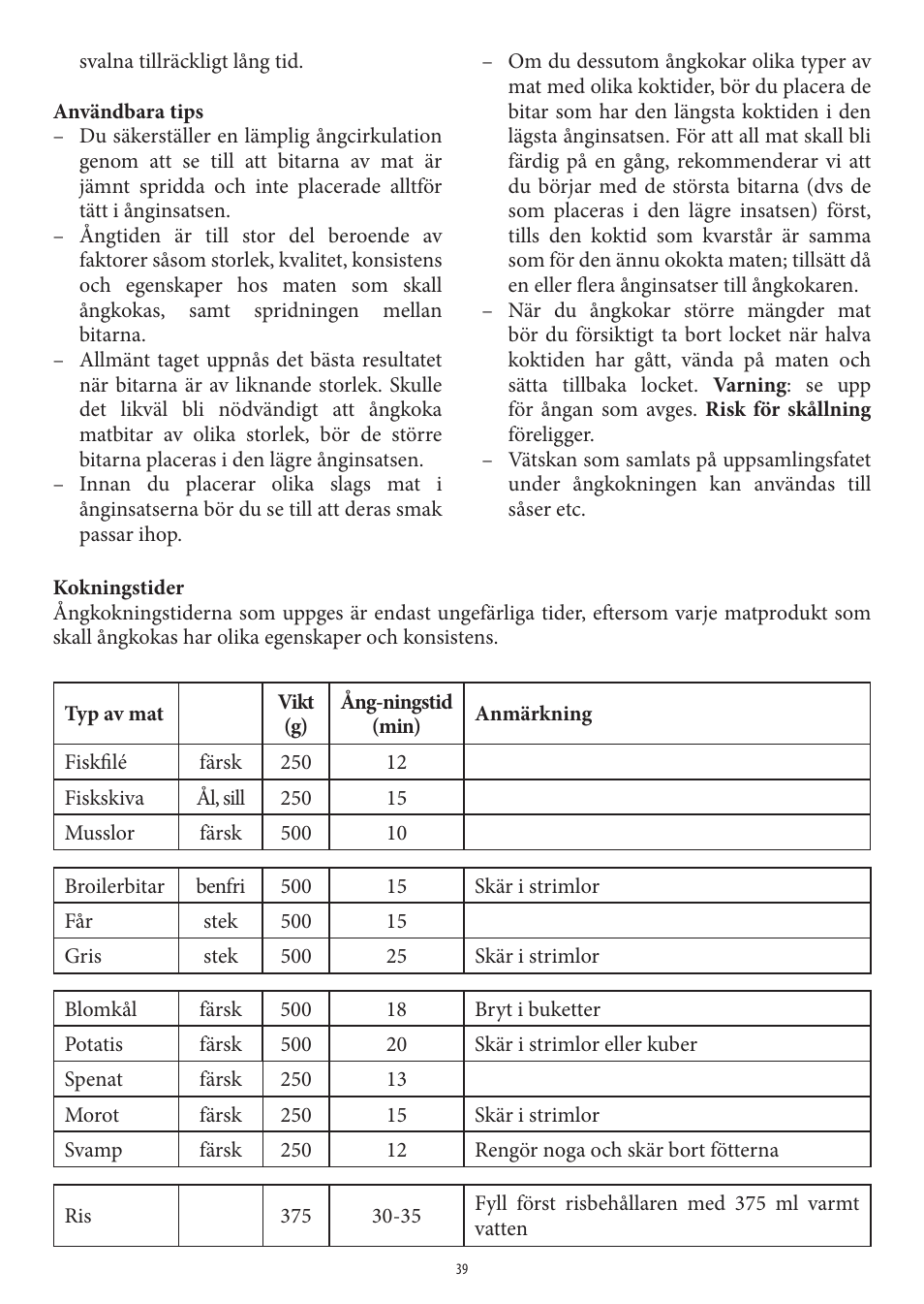 SEVERIN DG 2438 User Manual | Page 39 / 62