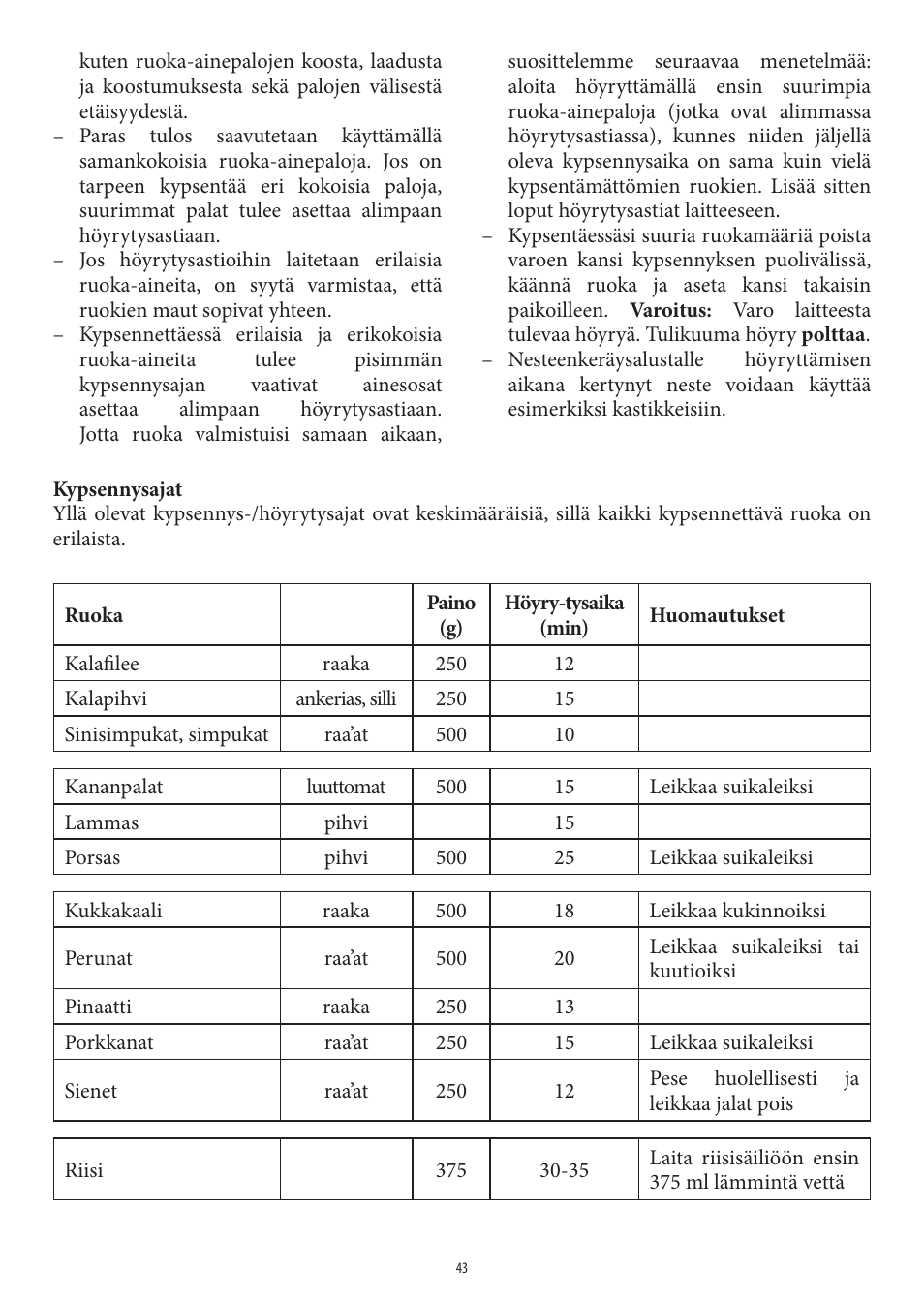 SEVERIN DG 2438 User Manual | Page 43 / 62