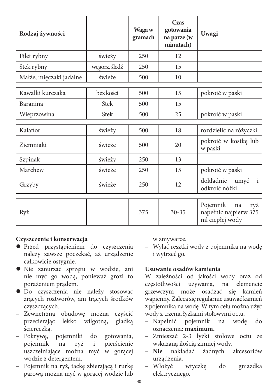 SEVERIN DG 2438 User Manual | Page 48 / 62
