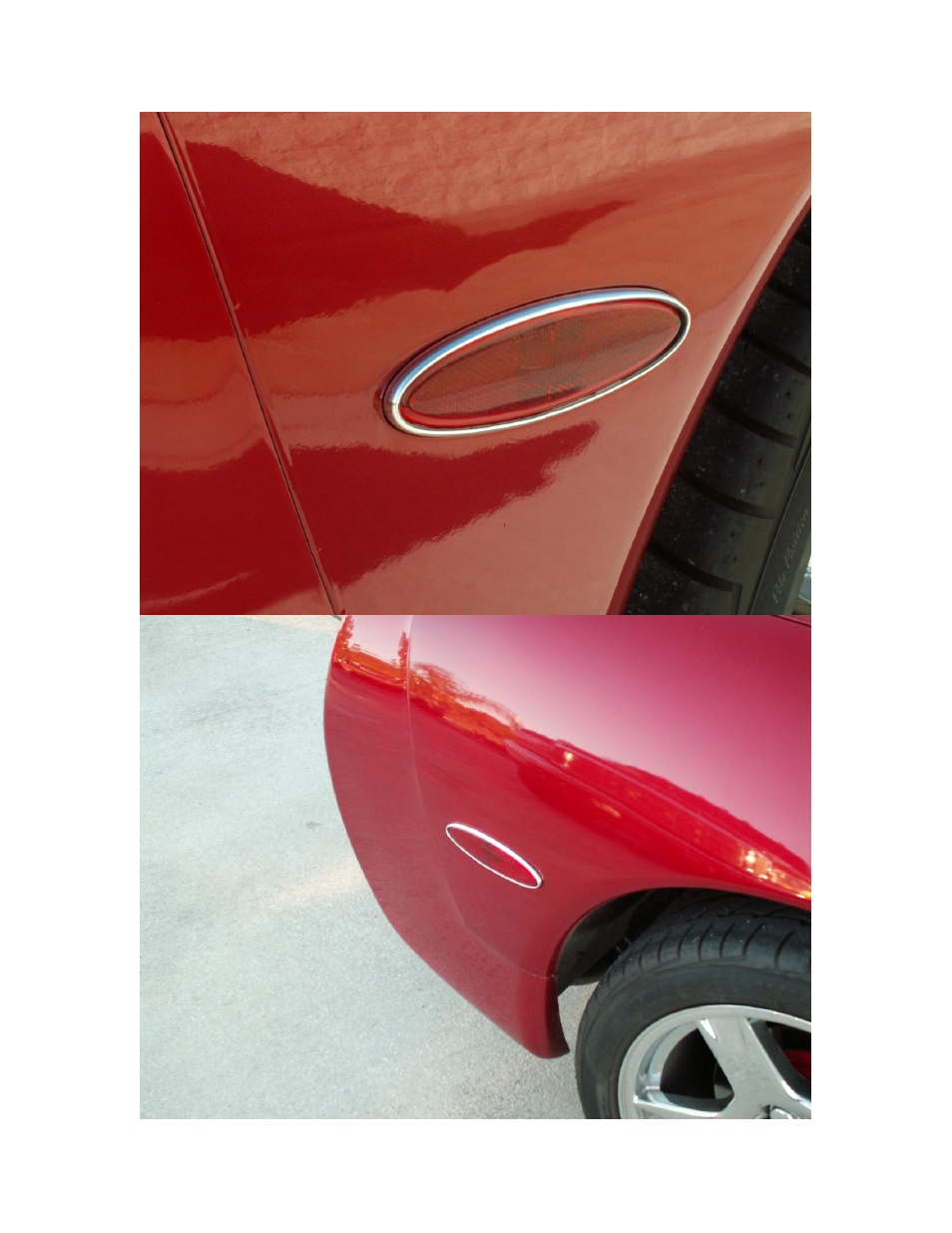 American Car Craft Corvette Side Marker Trim Rear 2Pc Chrome Molding 1997-2004 C5 & Z06 User Manual | Page 2 / 2