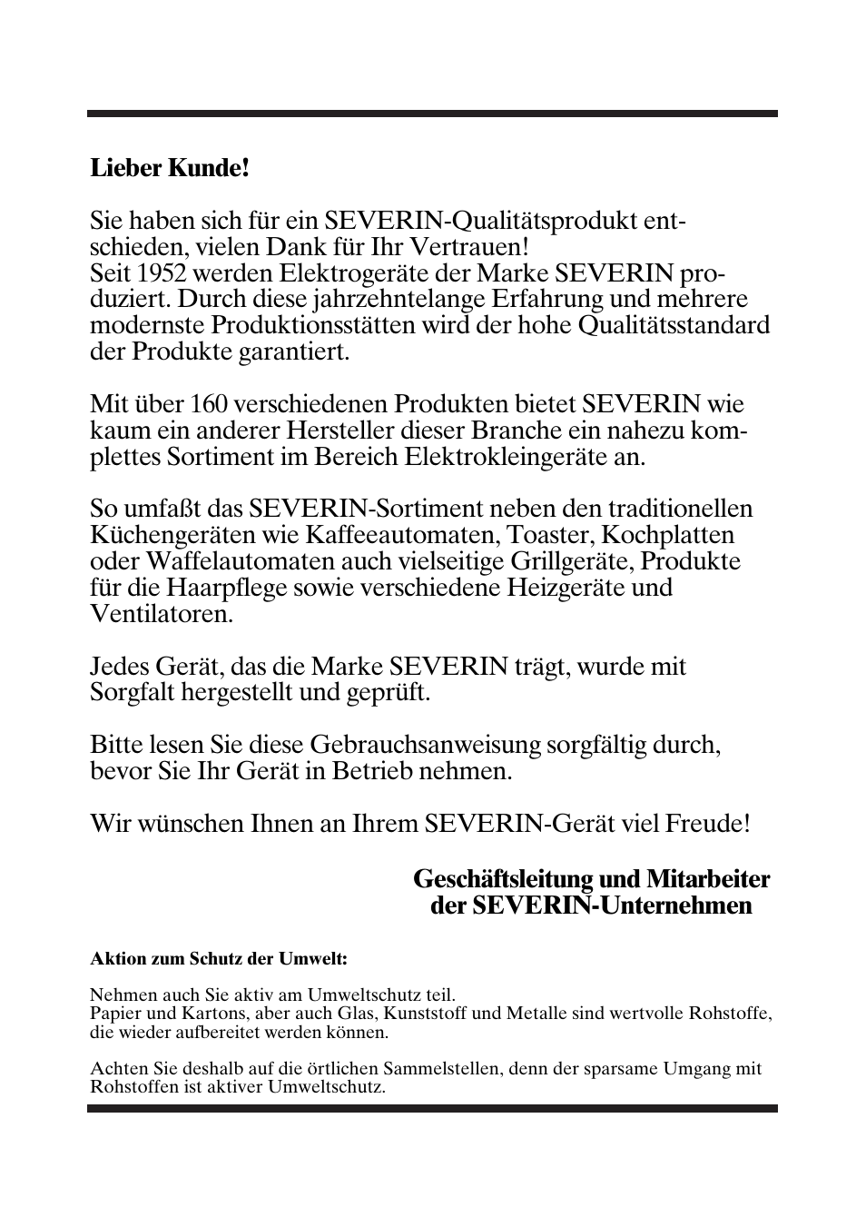 SEVERIN DG 2428 User Manual | Page 2 / 68