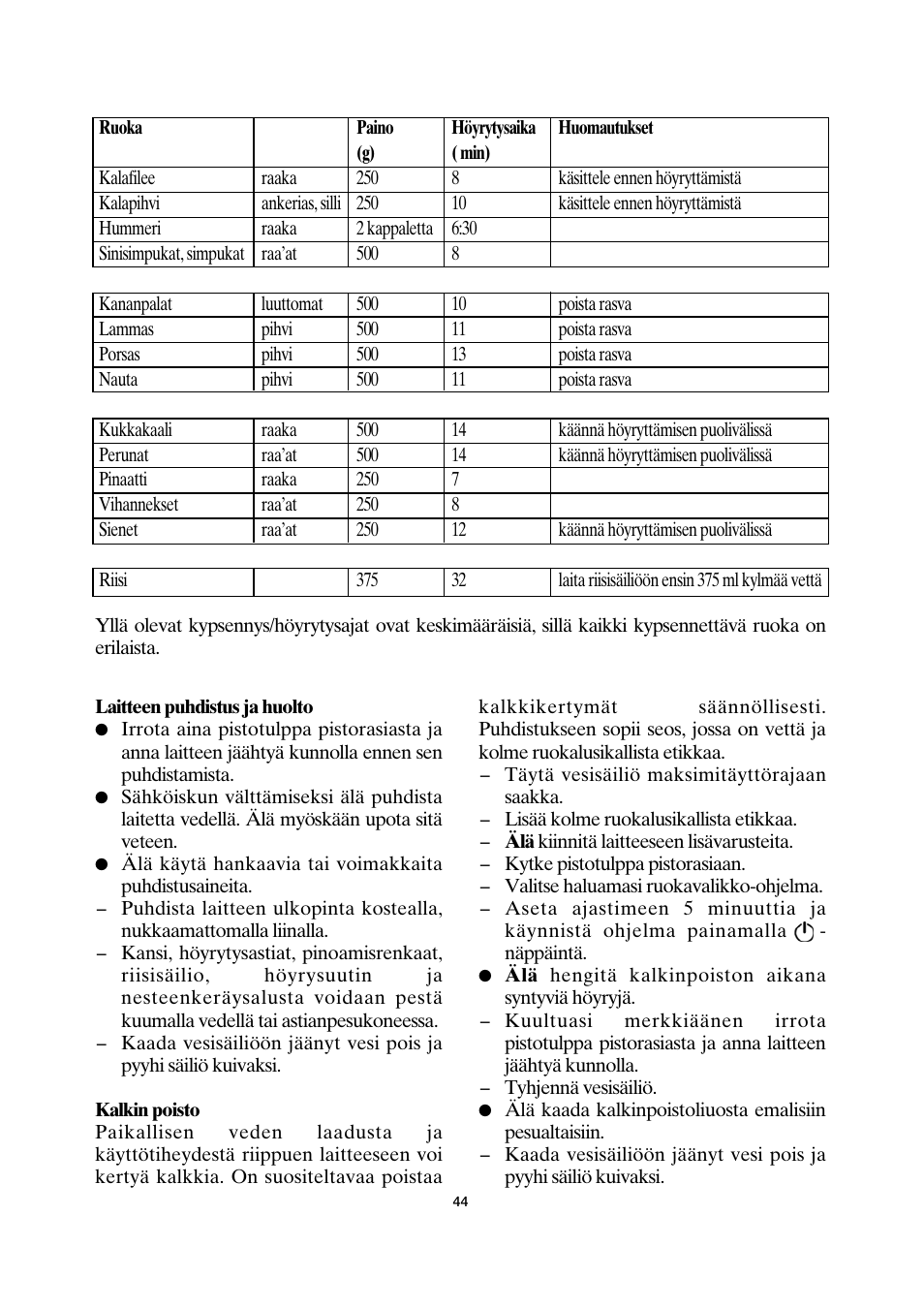 SEVERIN DG 2428 User Manual | Page 47 / 68