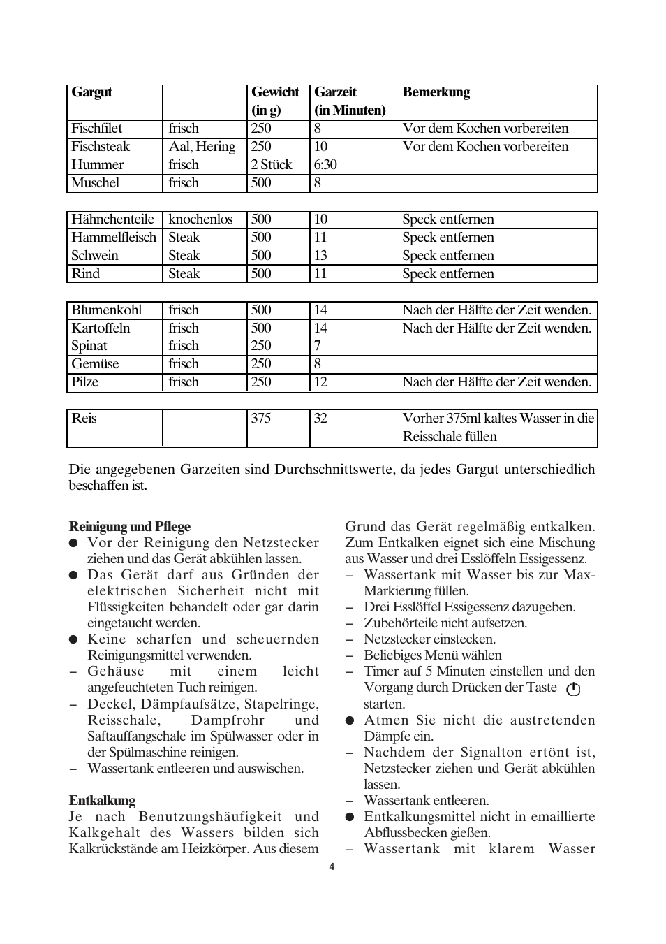 SEVERIN DG 2428 User Manual | Page 7 / 68