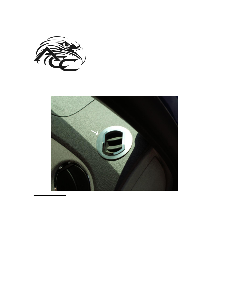 American Car Craft HHR A_C Vent Trim Polished 2Pc 2006-2012 User Manual | 2 pages