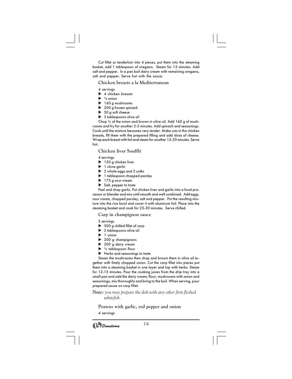 Binatone FS-212 User Manual | Page 14 / 66