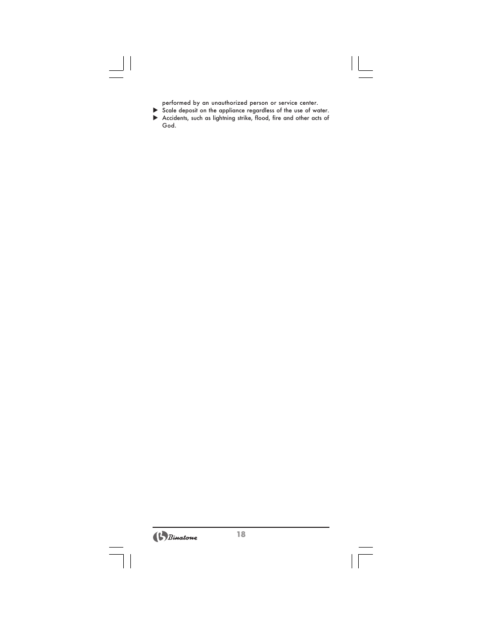 Binatone MRFP-8810 D User Manual | Page 18 / 72
