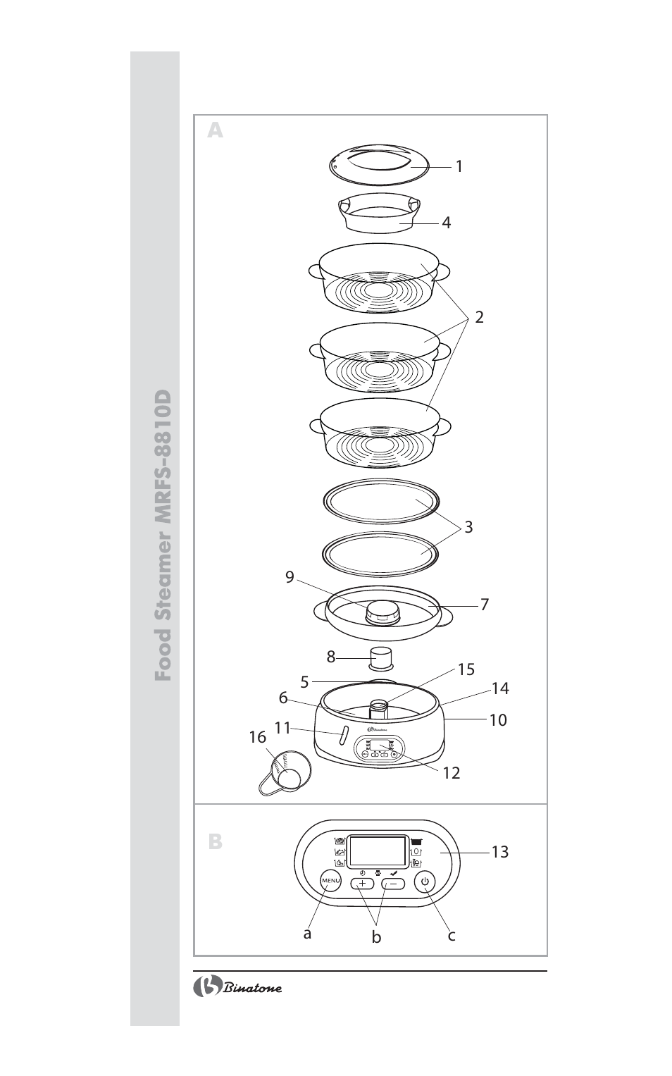Binatone MRFP-8810 D User Manual | Page 2 / 72
