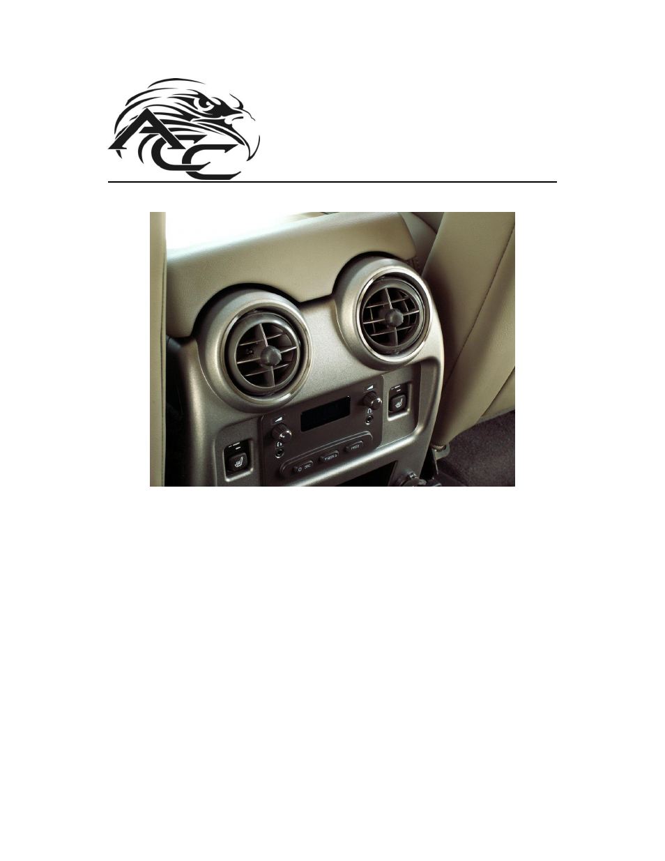 American Car Craft Hummer H2 AC Vent Rings Polished Rear 2Pc 2003-2007 User Manual | 2 pages