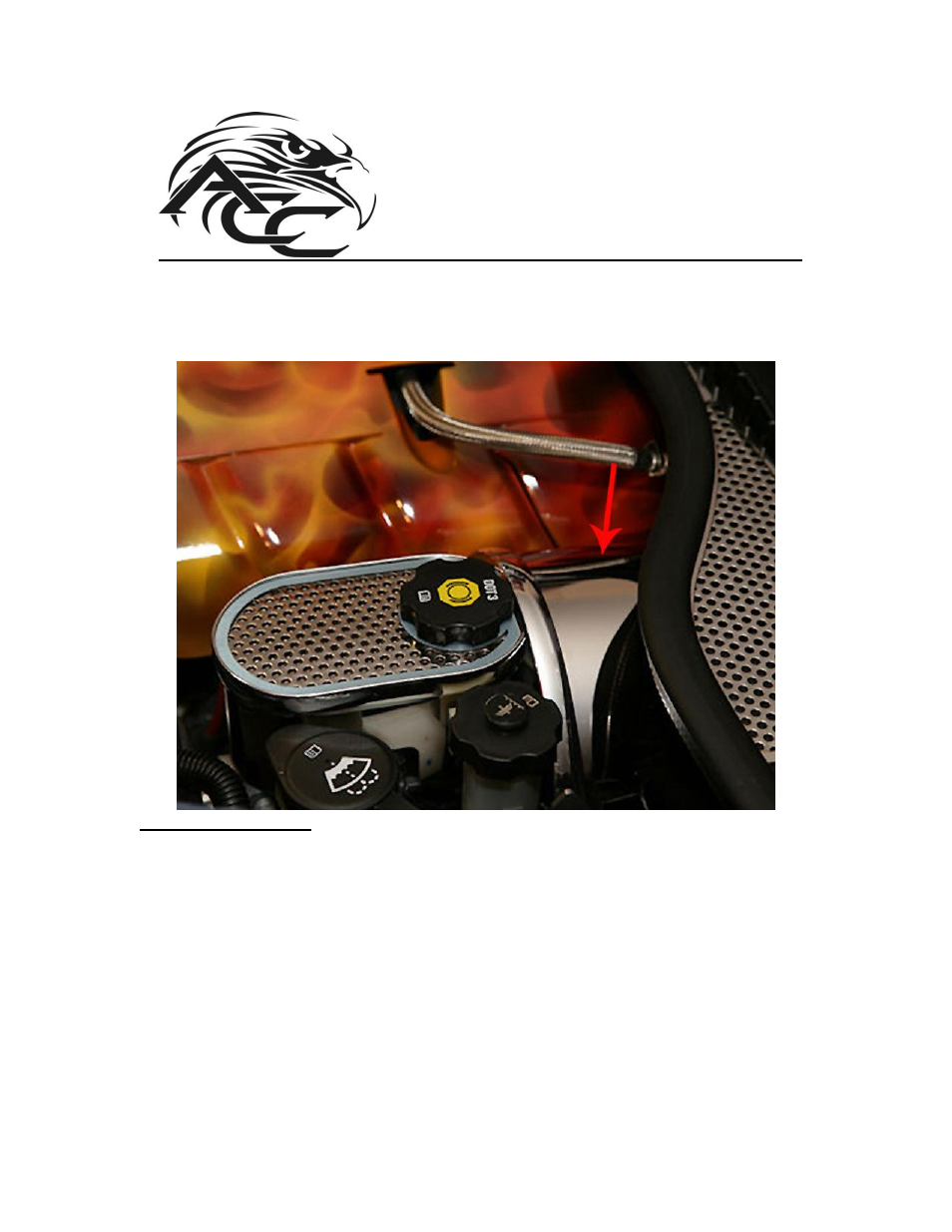 American Car Craft Corvette Brake Booster Cover Polished 2009-2013 C6 all User Manual | 2 pages