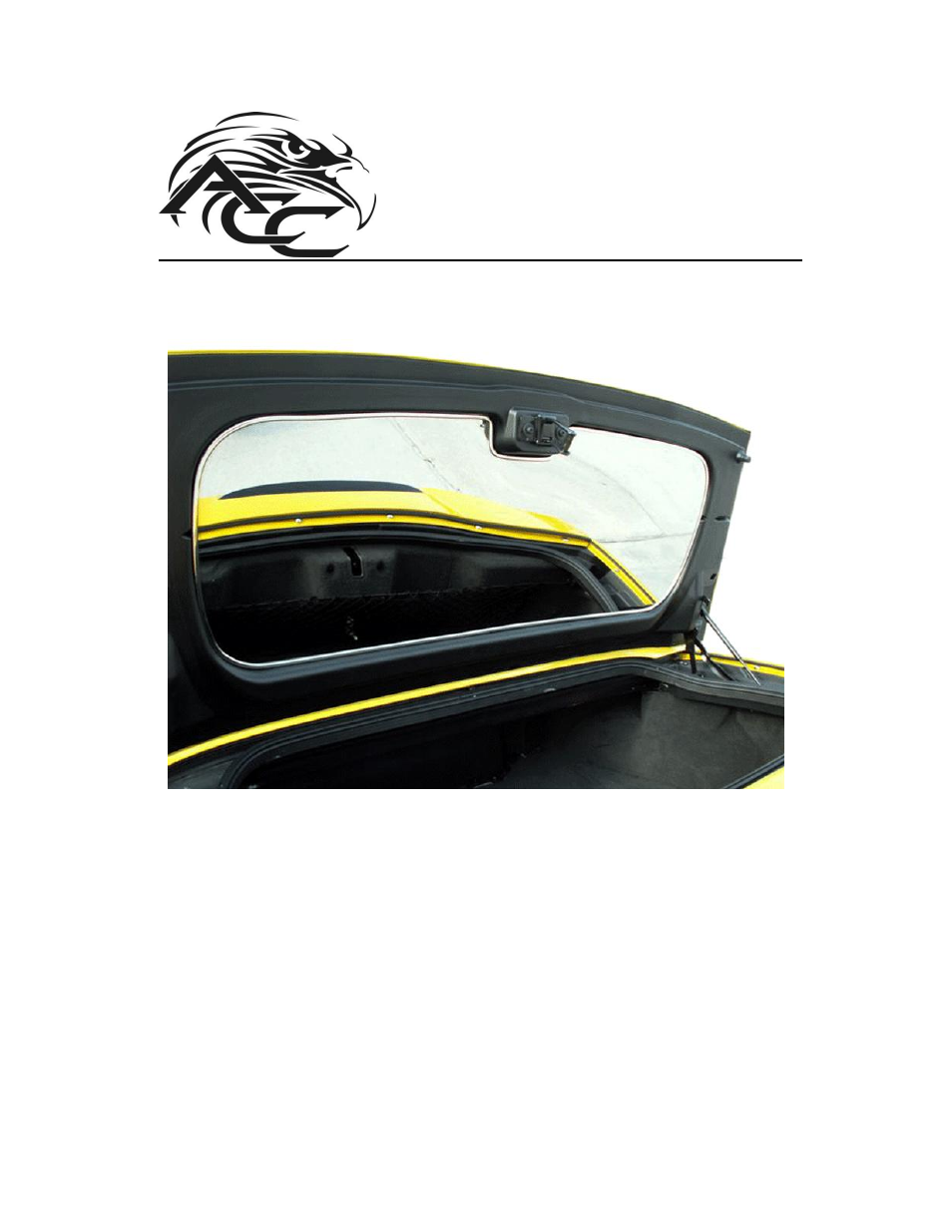 American Car Craft Corvette Trunk Lid Panel Convertible Only Polished 2005-2013 C6 User Manual | 2 pages