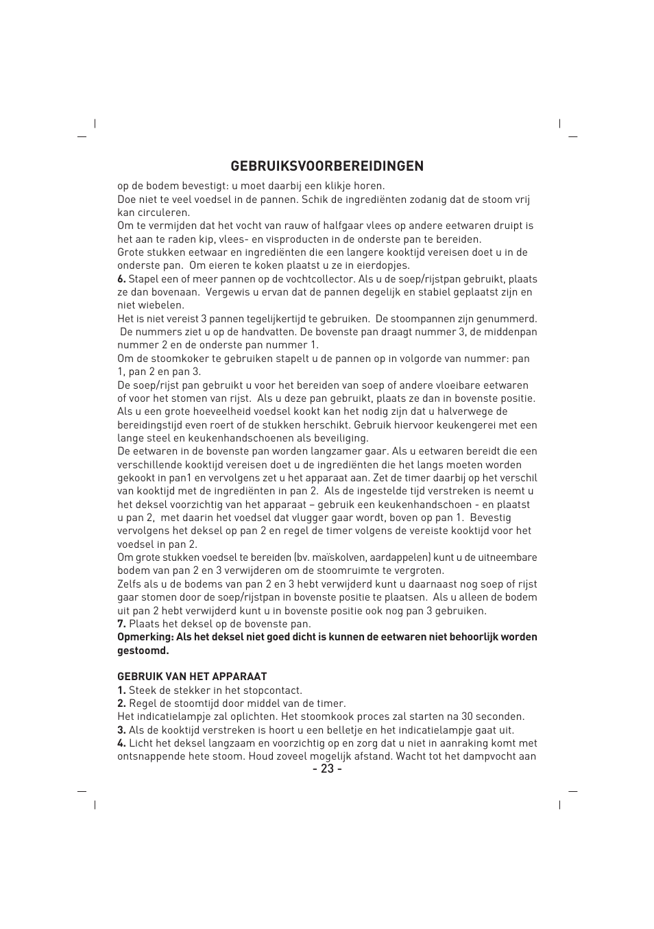 SINBO SFS 5704 User Manual | Page 24 / 54