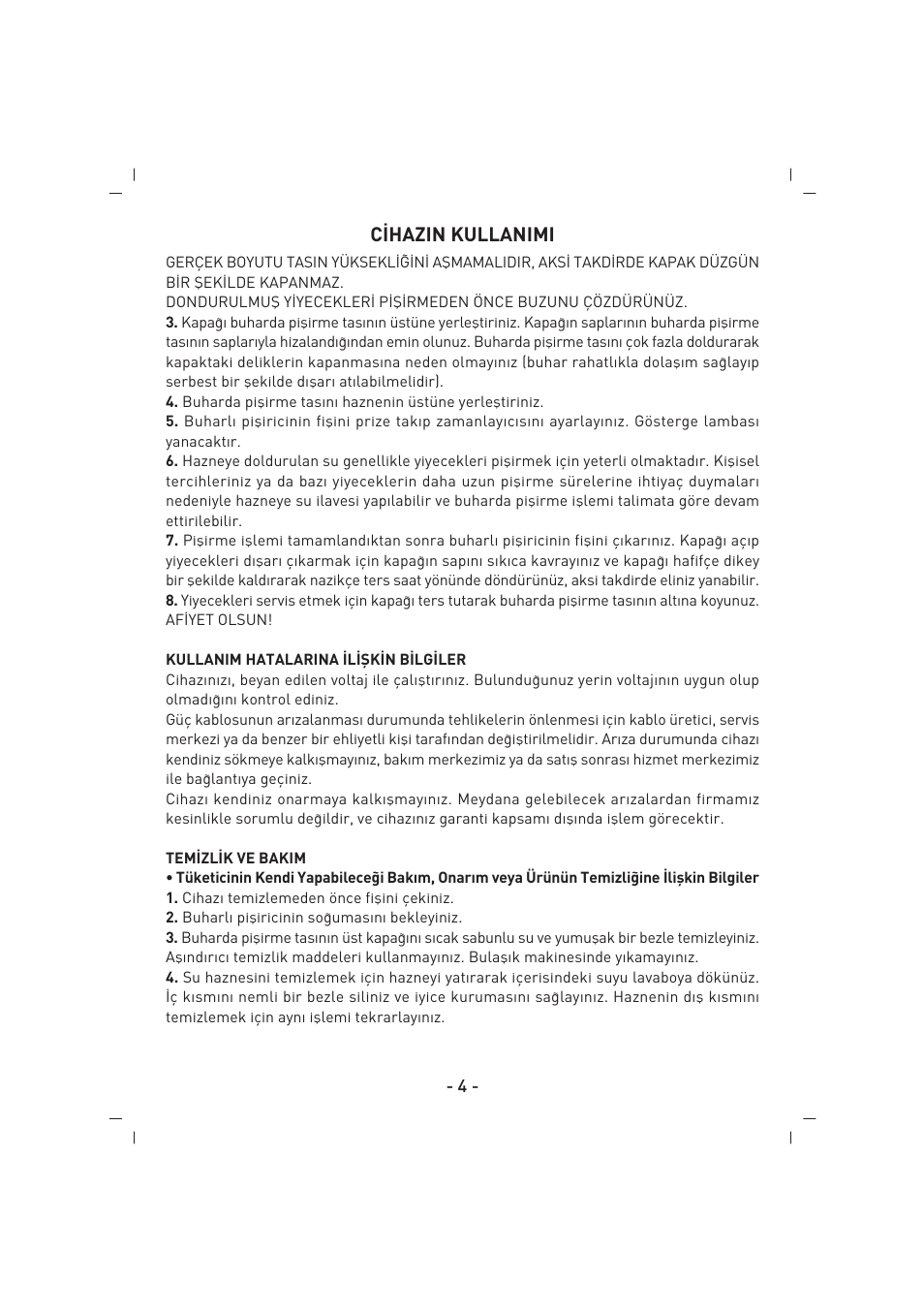 SINBO SFS 5703 User Manual | Page 5 / 35