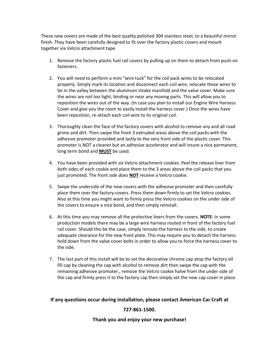 American Car Craft Chrysler_300_Dodge Charger_Magnum_ Srt 8 Fuel Rail Covers Polished_Perforated "HEMI 2008-2011" User Manual | Page 2 / 3