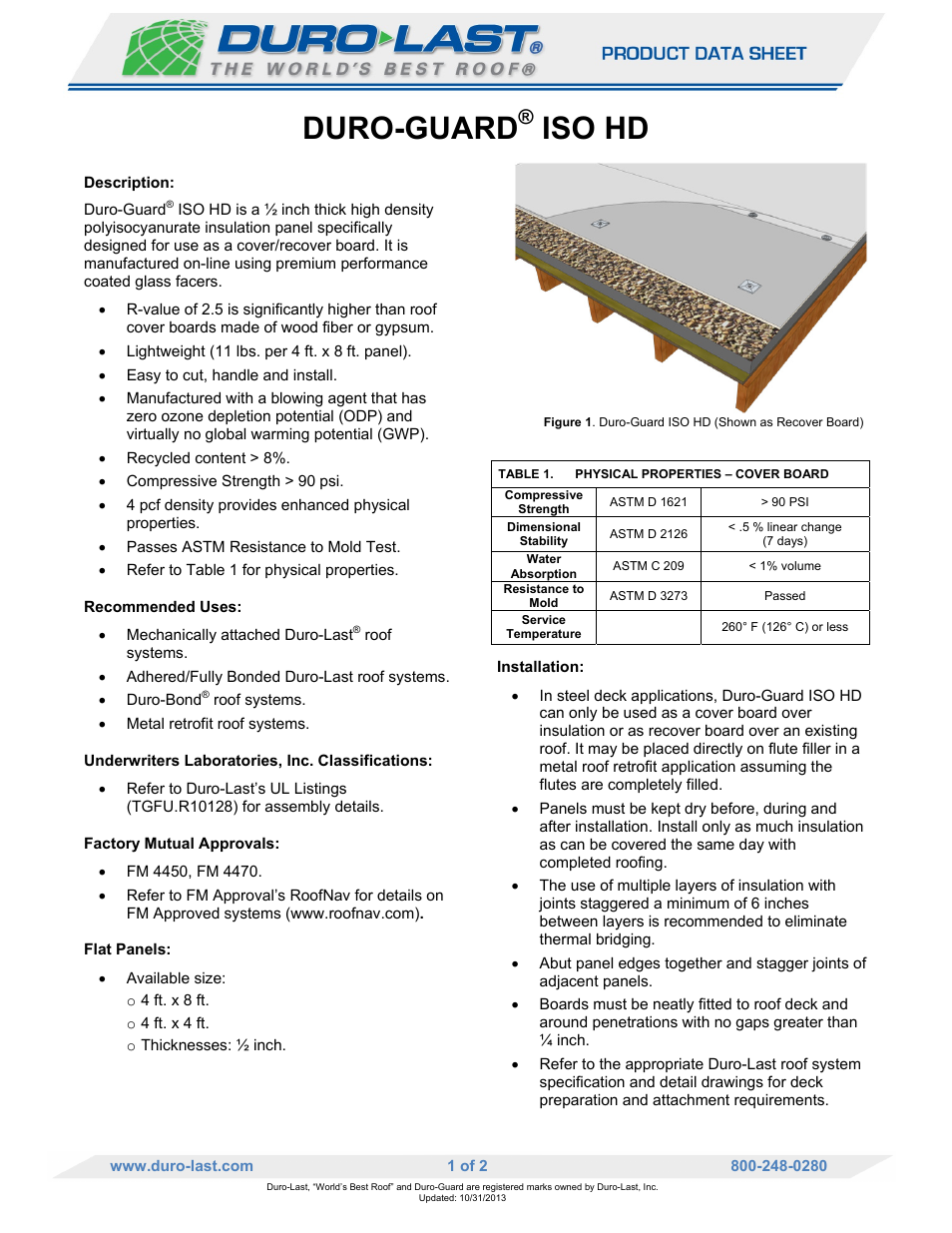 Duro-Last ISO HD User Manual | 2 pages