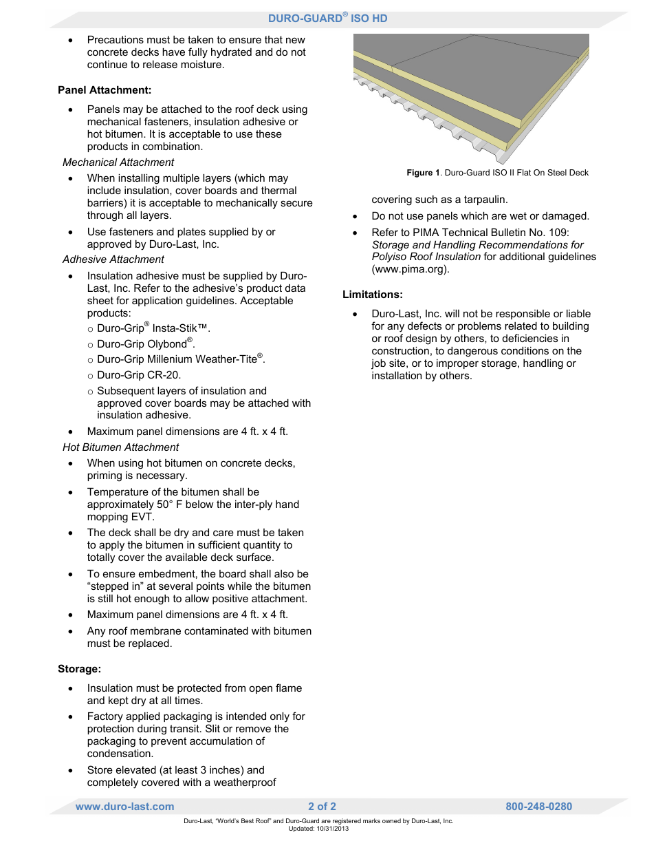 Duro-Last ISO HD User Manual | Page 2 / 2