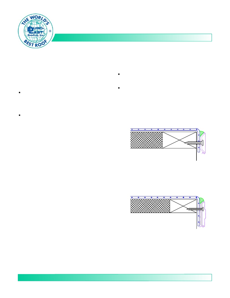 Duro-Last Fascia System User Manual | 1 page