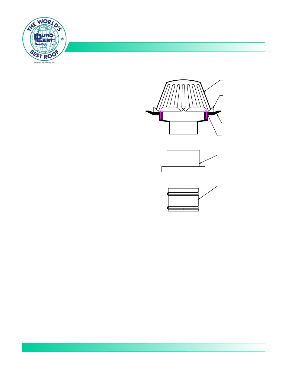 Duro-Last PVC Drain with Adaptor User Manual | 1 page